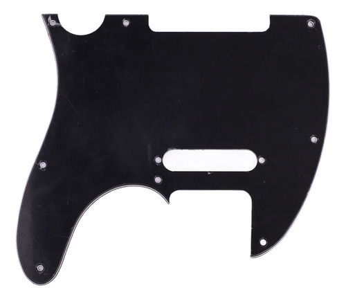 Black Guitar Pickguard De 3 Camadas, Pvc, Proteção Contra Ar