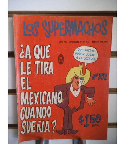 Comic Los Supermachos 352 Editorial Posada Vintage 