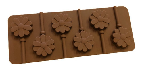 Moldes De Silicona Chupetines Chocolate Flor