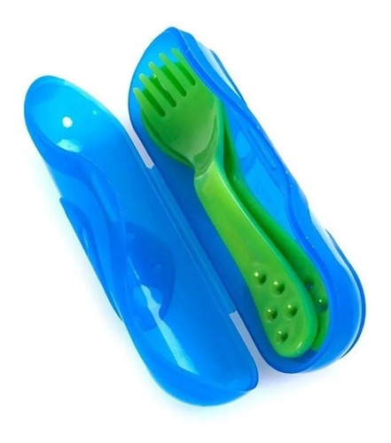 Tenedor + Cuchara Con Estuche Baby Innovation