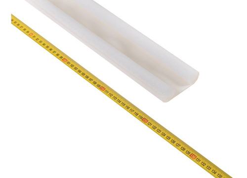 Imagen 9 de 10 de Zócalo Burlete Suprabond Doble Bajo Puerta 120cm - Blanco