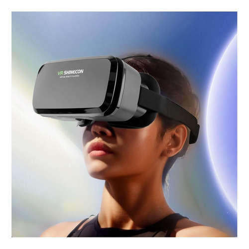 Vr Shinecon Vr E Fone De Ouvido 3d Vr, Óculos De Óculos De E