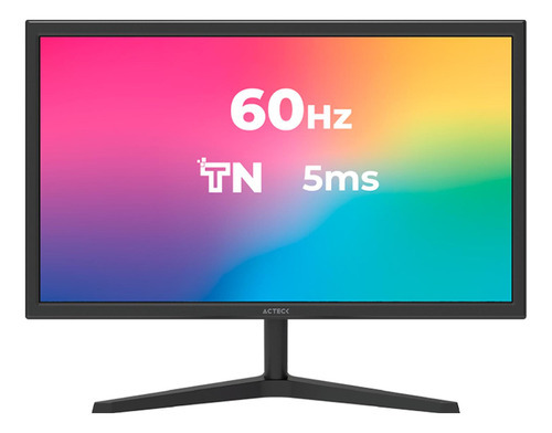 Monitor 19.5 Acteck 5ms 60hz Hd Tn Led Vga Hdmi Ac-933865v2 Color Negro