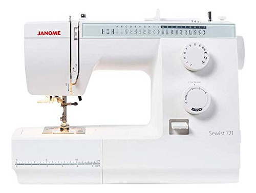 Janome Máquina De Coser Sewist 721 Color Blanco