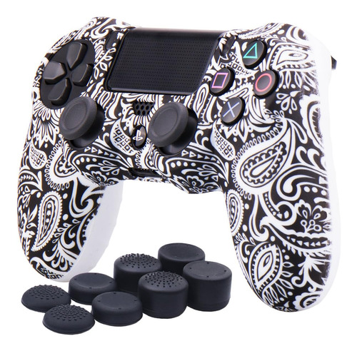 Funda Joystick Ps4 Yorha Leaves White