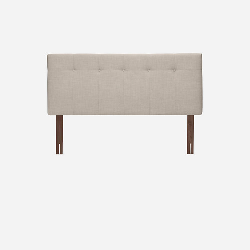 Cama Europea Neo Plus King + Respaldo New Bennet Natural