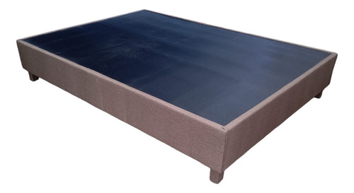 Base Queen Size Tapizada En Lino Varios Colores