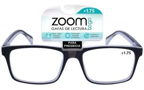 Gafas Zoom Togo Lectura Basic Metal 1 Aumento 1.75 X1 Und