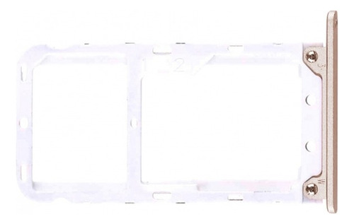 Bandeja Porta Sim Sd Para Redmi Xiaomi Mi A1 Color Dorado