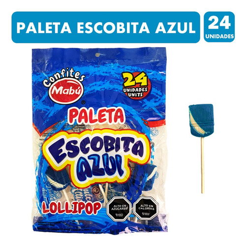Pinta Boca Azul - Coyac Escobita De Mabu (bolsa Con 24uni)