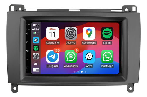 Multimidia B200 2013/2018 Android 13 Carplay 2gb 64gb 7p