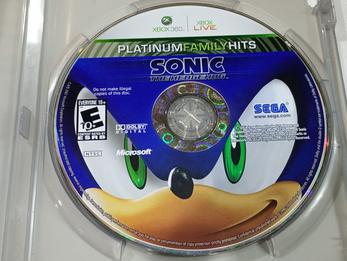 Sonic The Hedgehog Xbox 360 Físico (Usado)