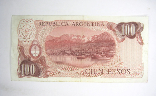 Bcra 100 $ Ley 18.188 San Martin Serie C Bottero 2405 (Usado)