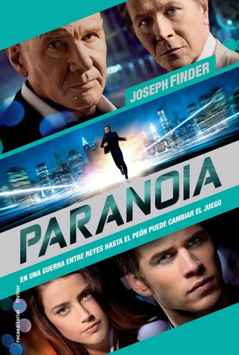 Paranoia, De Finder, Joseph. Serie N/a, Vol. Volumen Unico. Roca Editorial, Tapa Blanda, Edición 1 En Español, 2013