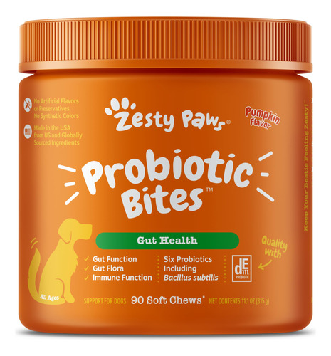 Zesty Paws Probiotico Para Perros  Probioticos Para La Flor