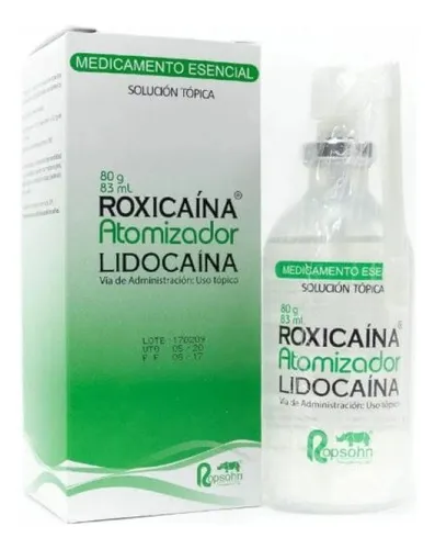 Anestesia Lidocaina Spray Uso Topico