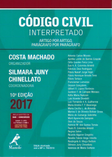 Código Civil Interpretado, De Diversos Autores. Editora Manole Em Português