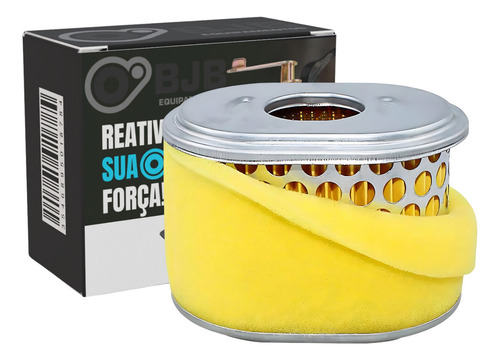 3x Filtro De Ar Motor 5.5 6.5 7.0 P/ Honda Branco Bascco