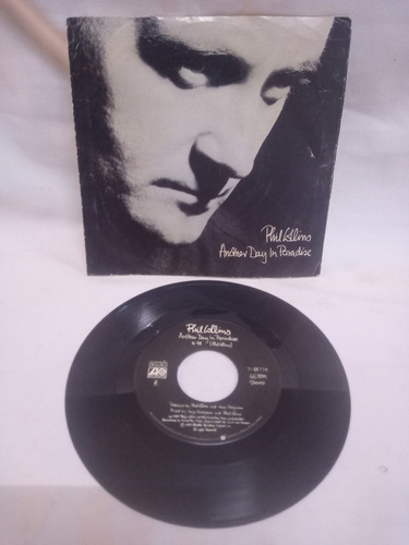 Disco Single Phil Collins Another Day In Paradise Usa 1984 (Usado)