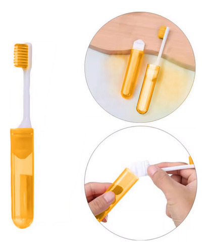 Cepillo De Dientes Plegable L Travel Bulks Con Diente 7382