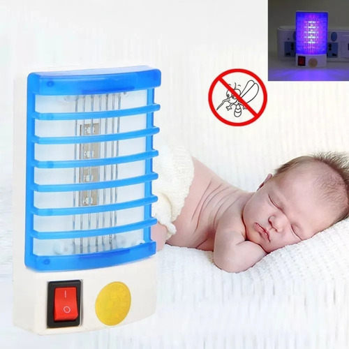 Lampara Mata Moscas Y Mosquitos Electrico, Enchufas Y Listo
