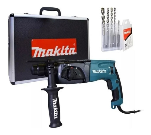 Rotomartillo Percutor Makita Hr2470x6 Sds Plus Kit Mechas