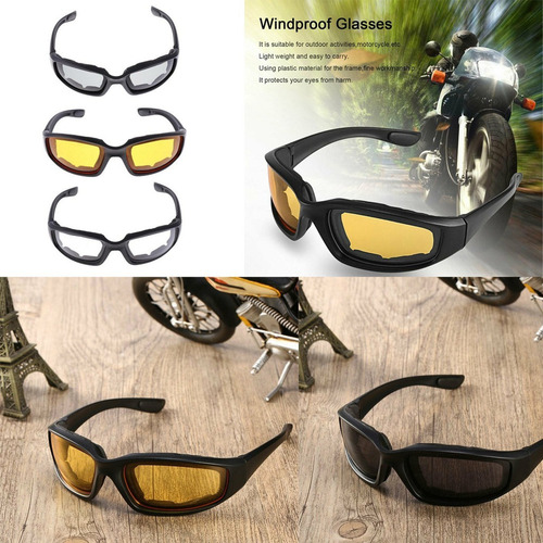 3 Pares Gafas Deportivas Prueba De Polvo Para Motoristas