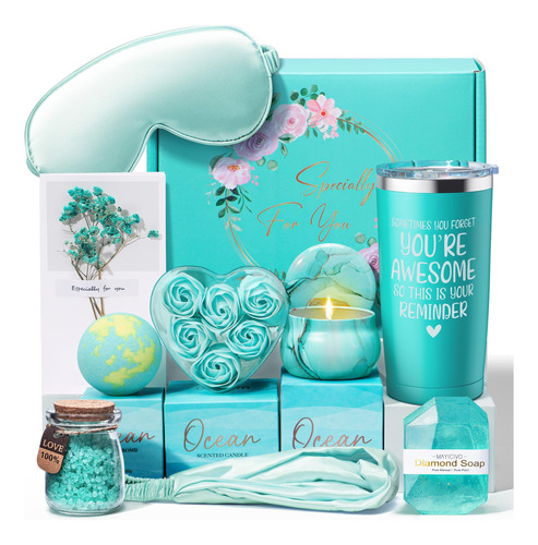 Regalo Cumpleaño Para Mujer Amistad Cesta Spa Relajante Idea