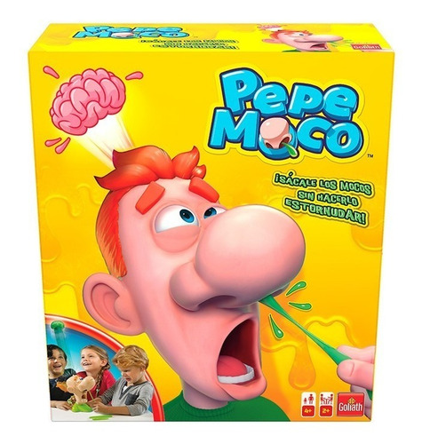 Juego De Mesa Divertidisimo Pepe Moco C/ Figura Y Accesorios