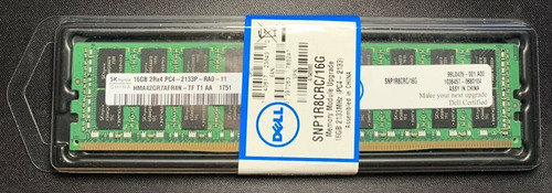 Imagem 4 de 4 de Memória Dell 16gb Snp1r8crc/16 Ddr4 2133 T430 T630 R730