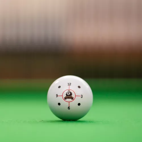 Bola Branca P/ Treino Efeitos Em Sinuca Bilhar Snooker 50mm