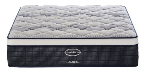 Colchón America Halston Con Box Gratis Queen Size - Ta