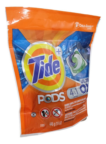  Tide Pods Ultra Oxi detergente en cápsulas 16 unidades
