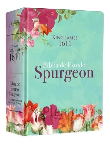 Bíblia de Estudo Spurgeon | King James 1611 | Letra Grande | Luxo ...