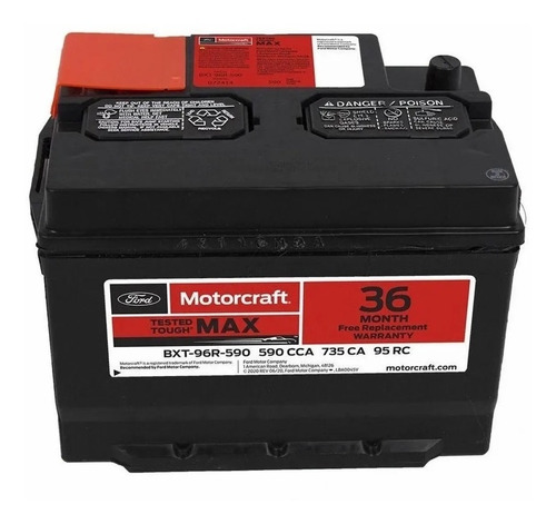 Baterías Motorcraft De Calcio Mondeo Fiesta Mustang 56ah