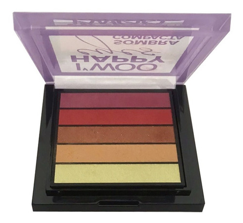 Imagen 9 de 10 de Sombra Compacta 5 Colores I'woo