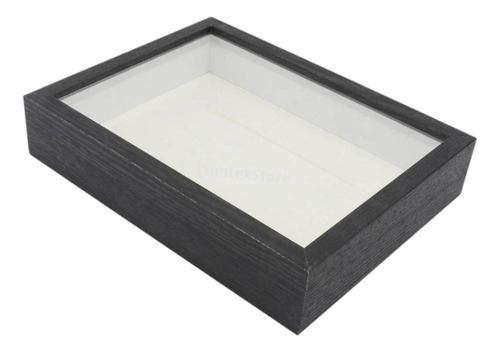 Marco De Caja De Sombra, Caja De Exhibición De Negro