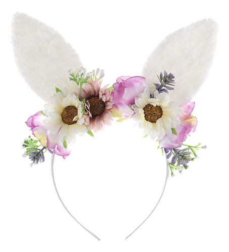 Diadema Divertida Con Orejas De Gato Para Cumpleaños,
