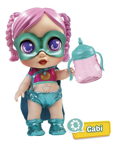 Super Cute Gabi Heroína Biberón C/luz Orig Next Point