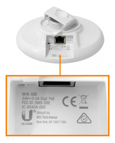 Antena Ubiquiti 60ghz 5ghz 17/10dbi 57-66ghz Clickbox