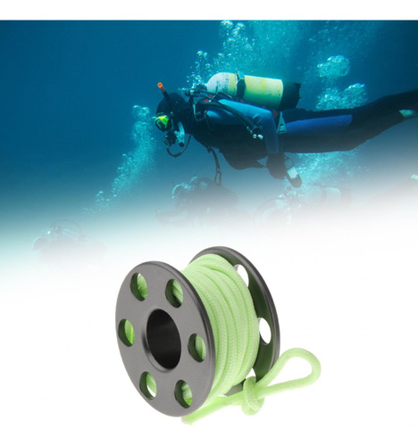 Carrete De Buceo Con Carrete De, Carrete De De Buceo, Negro