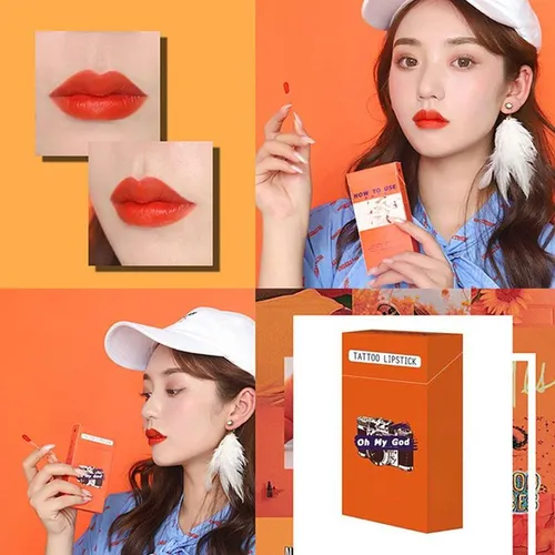 Funda Para Cigarrillos Con Bastoncillo De Algodón, Color Mor