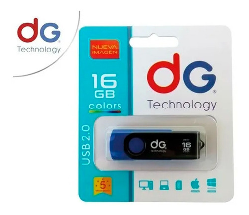 Memoria Usb 2.0 Marca Technology De 16gb