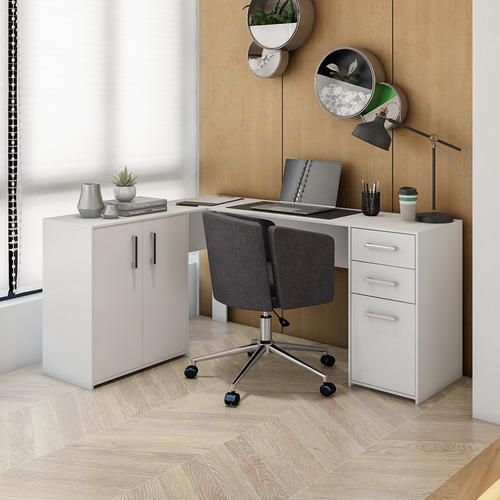 Mesa Escrivaninha Office Denver Diversas Cores