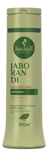 Kit Shampoo Condicionador 300ml Haskell Jaborandi
