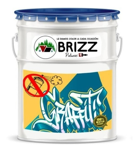 Pintura Anti Graffiti Y Rallados - Brizz Tineta 4 Galones