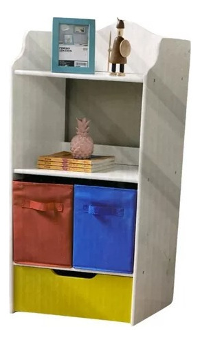 Estante Organizadora Infantil Caixa Box Brinquedos Colorido