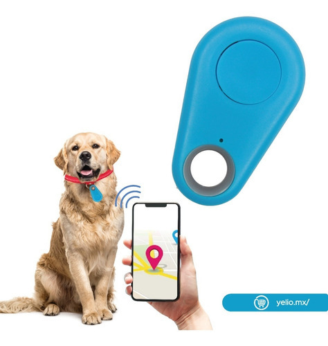 Localizador Gps Mini Bluetooth Rastreador 20 Mts Desde App Color Azul