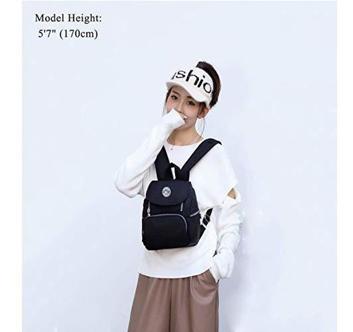 Imagen 4 de 6 de Echofun Nylon Mini Casual Mochila Impermeable Mochila Mochil