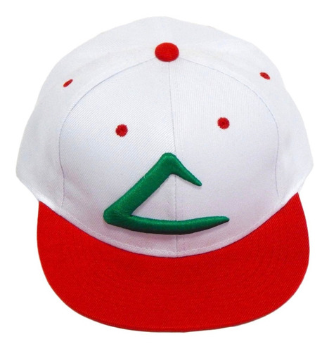 Pokemon Gorra Bordado 3d Ash Ketchum Broche Ajustable Snap